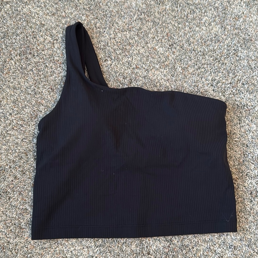 Lululemon Ribbed Asymmetrical Yoga Tank Top